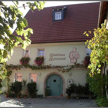 Gaestehaus Moenchshof Sommerhausen Exteriér fotografie